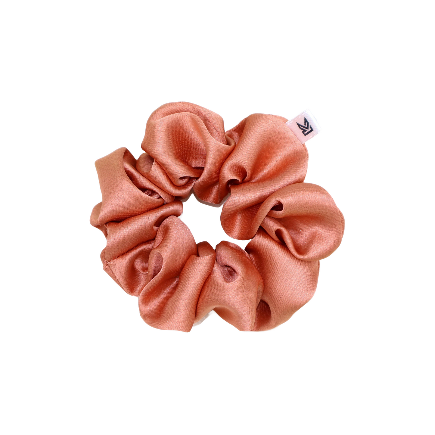 Luxury Satin Scrunchies- Peach,pink &Cream (Xl Size) - Set of 3