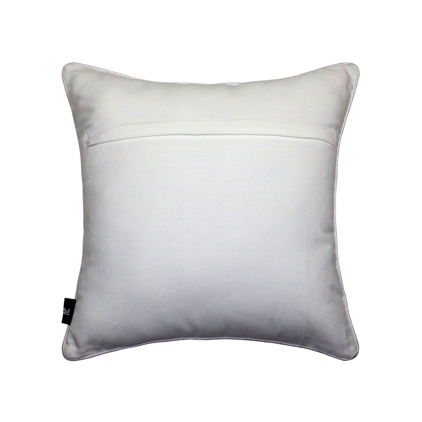 Woven Look Cushion Cover – Cotton Duck Backing, 16x16 Inch