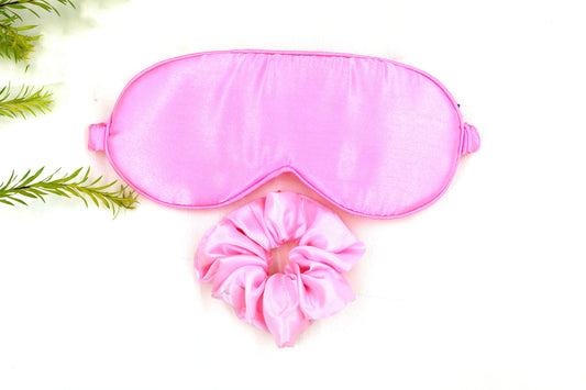 Satin Silk Sleep Eye Mask pink