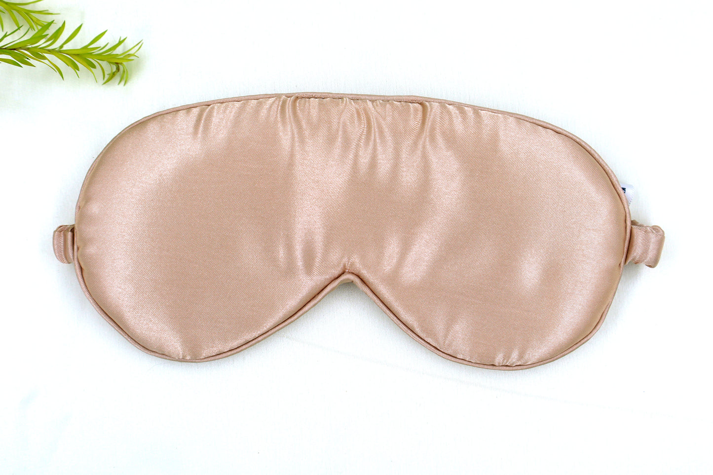 Satin Silk Sleep Eye Mask Golden Beige