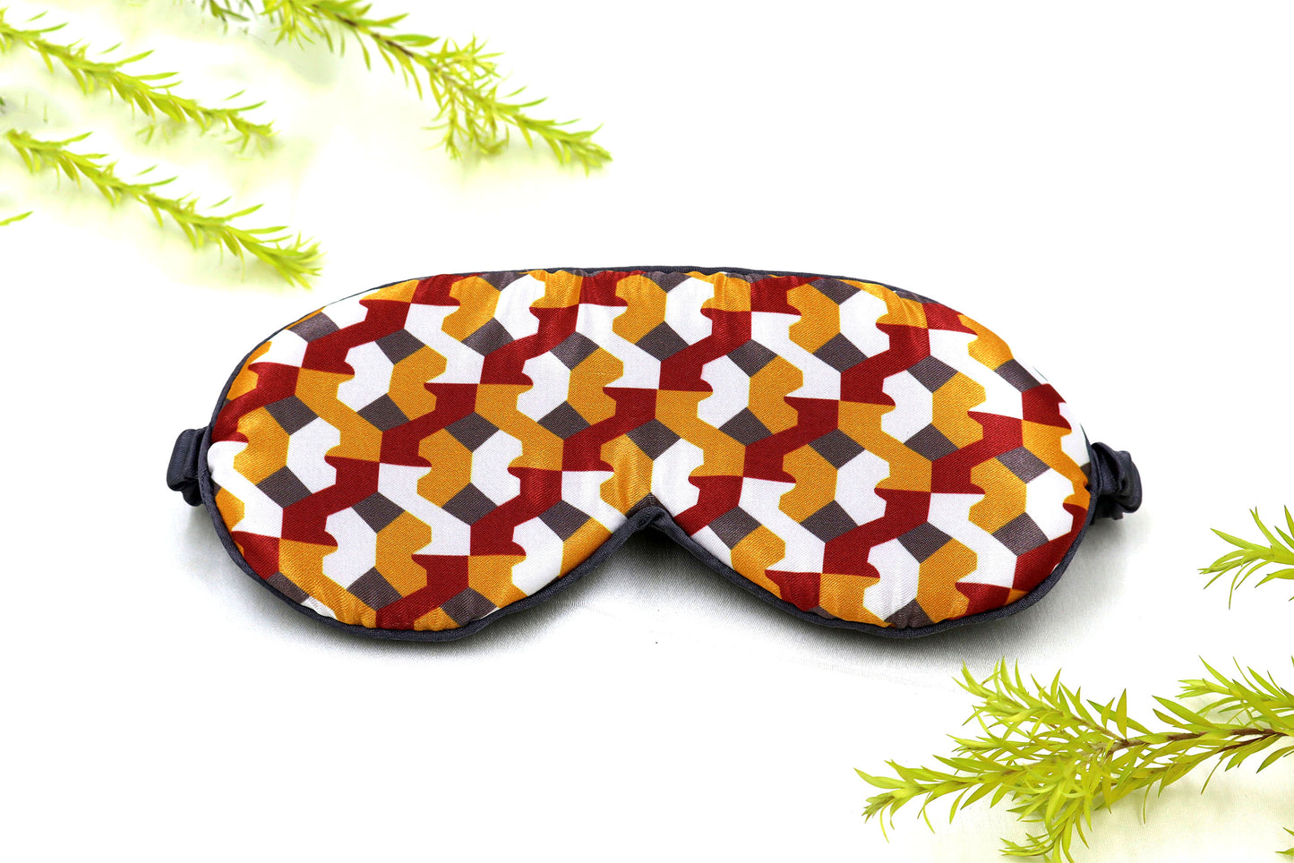 Printed Satin Silk Sleep Eye Mask multy color