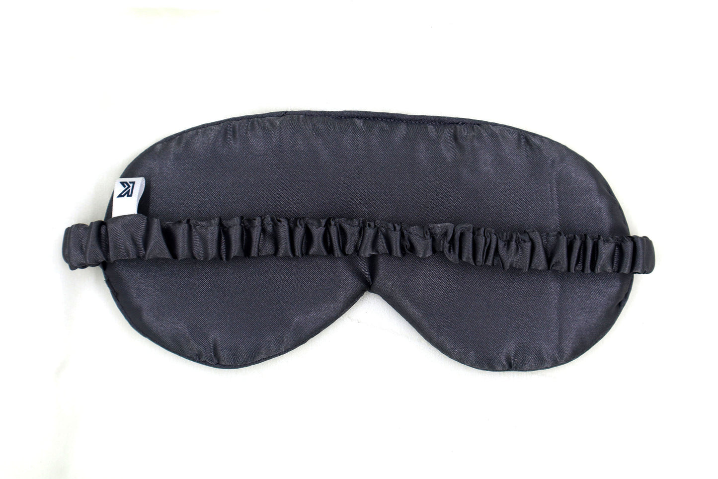 Printed Satin Silk Sleep Eye Mask Gray & off white