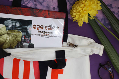 Love This Life Cotton Tote Bag – Eco-Friendly & Stylish