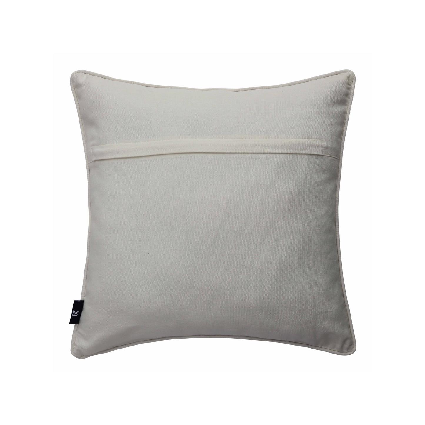 Decorative Cushion Cover for Sofa & Couch | Pastel Green Leaf Print Throw Pillow Cover | Soft Poly Velvet Front & Cotton Back with YKK Zipper | 16x16 Inch