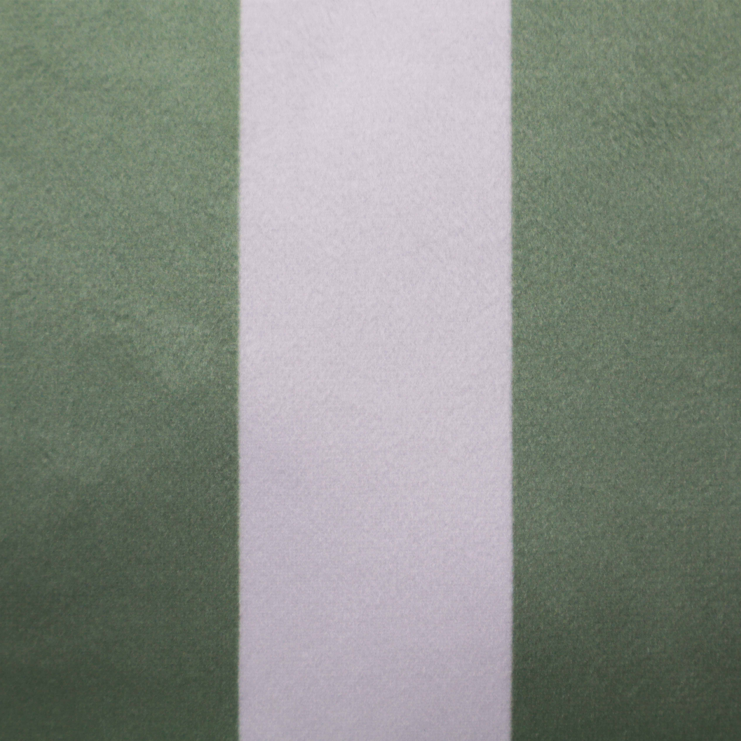 Pastel Green & White Striped Cushion Cover | Modern Decorative Throw Pillow Case | Soft Velvet Front & Cotton Back with Premium YKK Zipper | 16x16 Inch for Sofa, Couch & Living Room