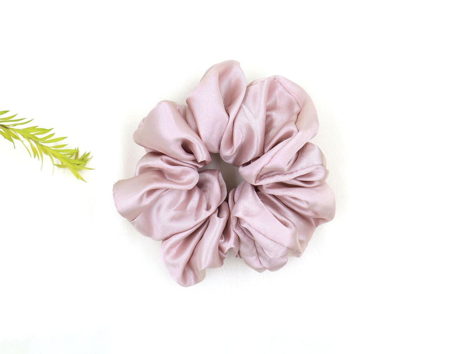 Luxury Satin Scrunchies-  Magenta,blush pink & Dusty rose  (Xl Size) - Set of 3