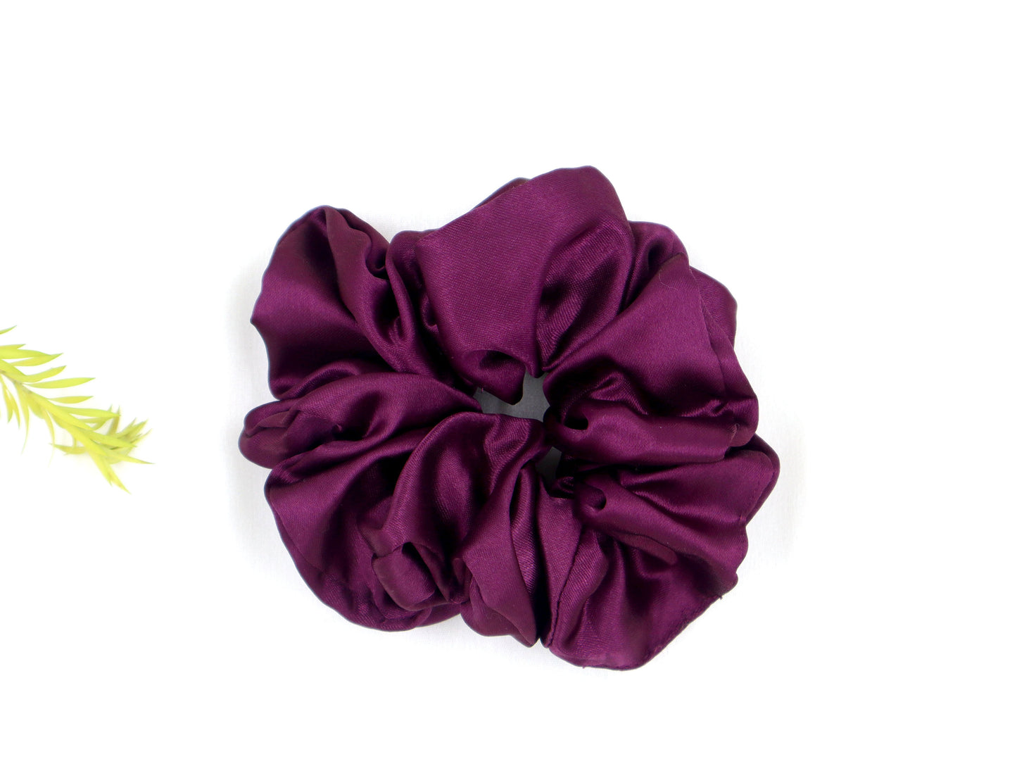 Luxury Satin Scrunchies-  Magenta,blush pink & Dusty rose  (Xl Size) - Set of 3