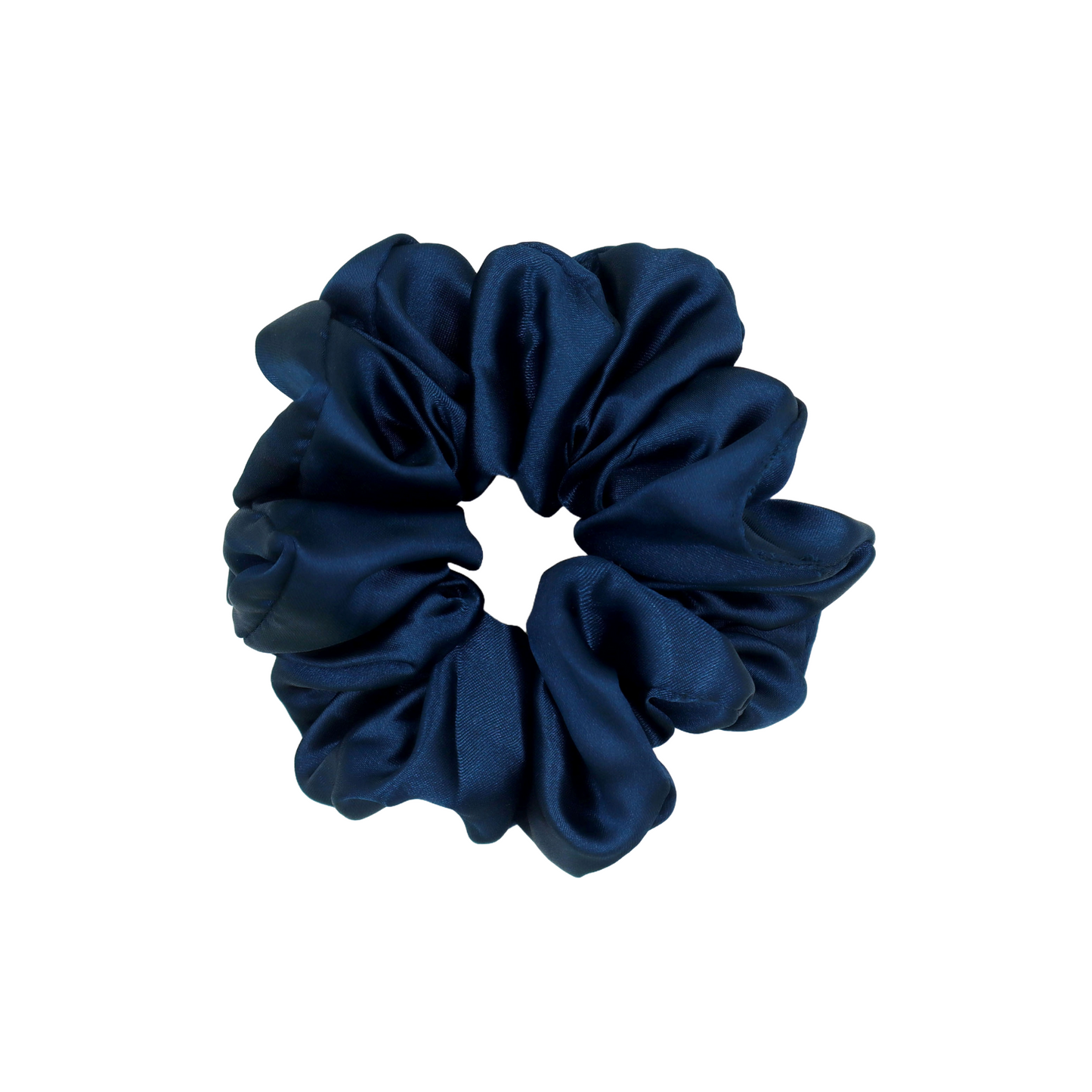 Luxury Satin Scrunchies- Teal blue, Maroon & Old rose  (Xl Size) - Set of 3