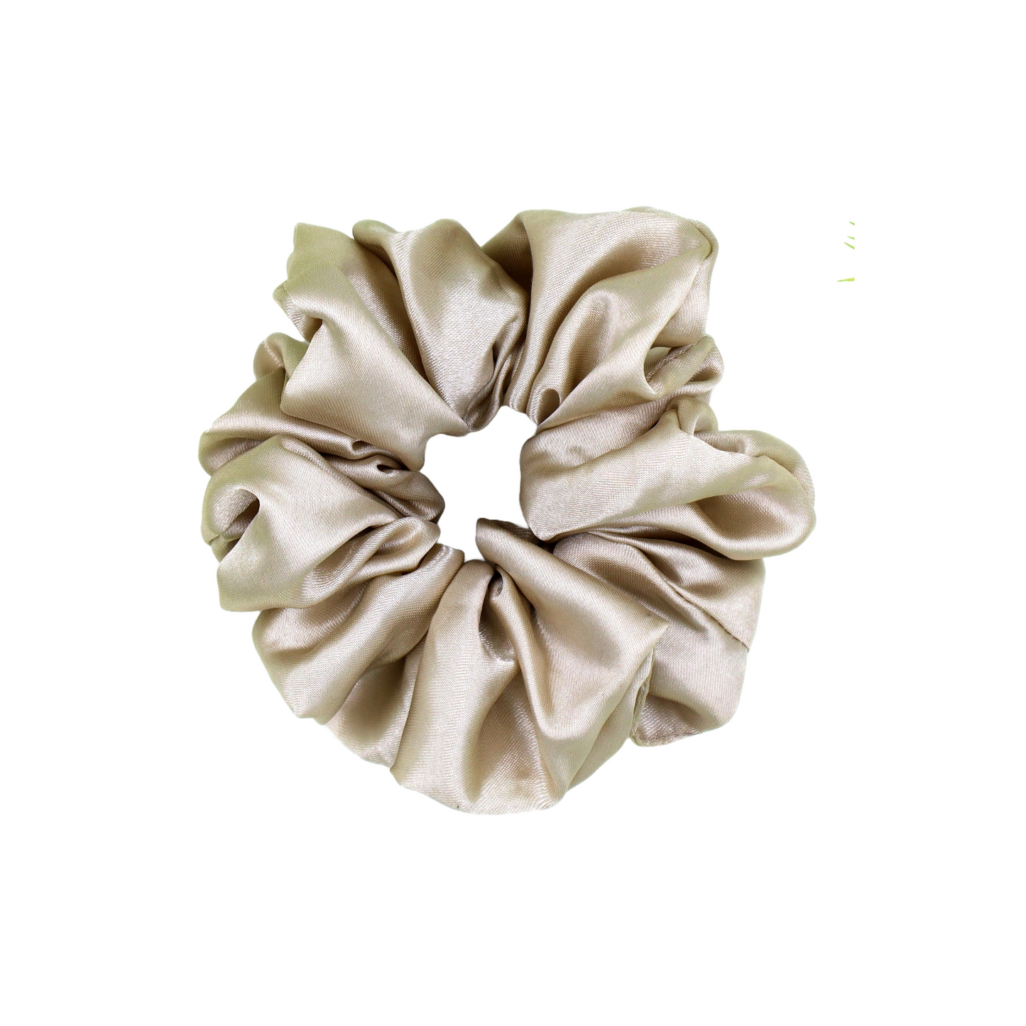 Luxury Satin Scrunchies- Brown gold, Black & Off white (Xl Size) - Set of 3