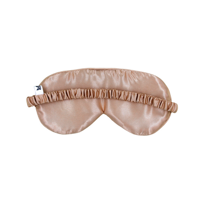 Satin Silk Sleep Eye Mask Golden Beige