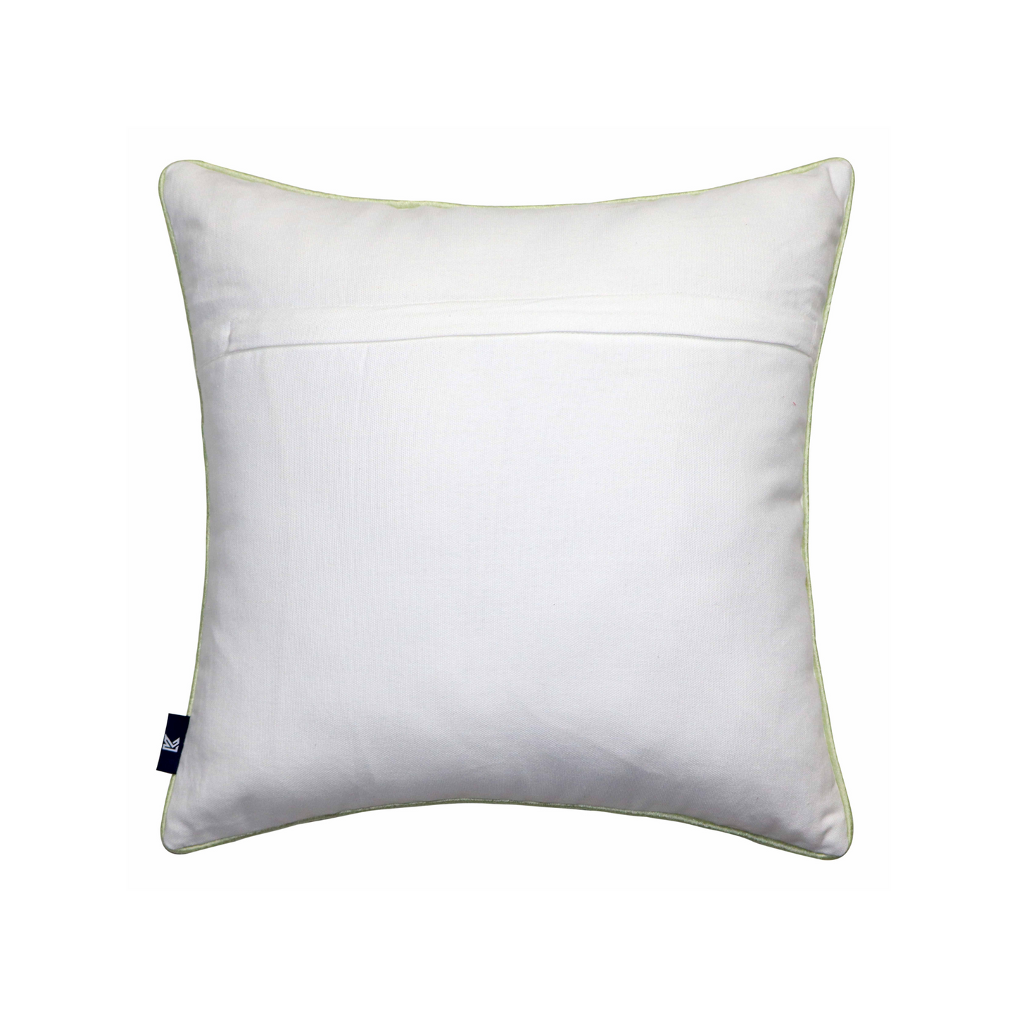 Abstract Bloom Cushion Cover – Poly Jute Front, Cotton Duck Back 16x16 Inch