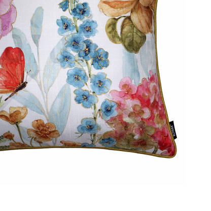 Floral Elegance Cushion – Premium Blend of Poly Jute & Cotton 16x16 Inch