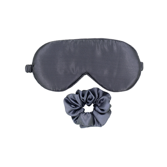 Satin Silk Sleep Eye Mask Dark gray