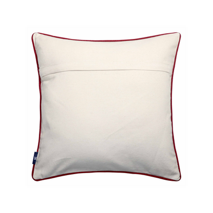 Chevron Pattern Cushion Cover – Warm Tones 16x16 Inch