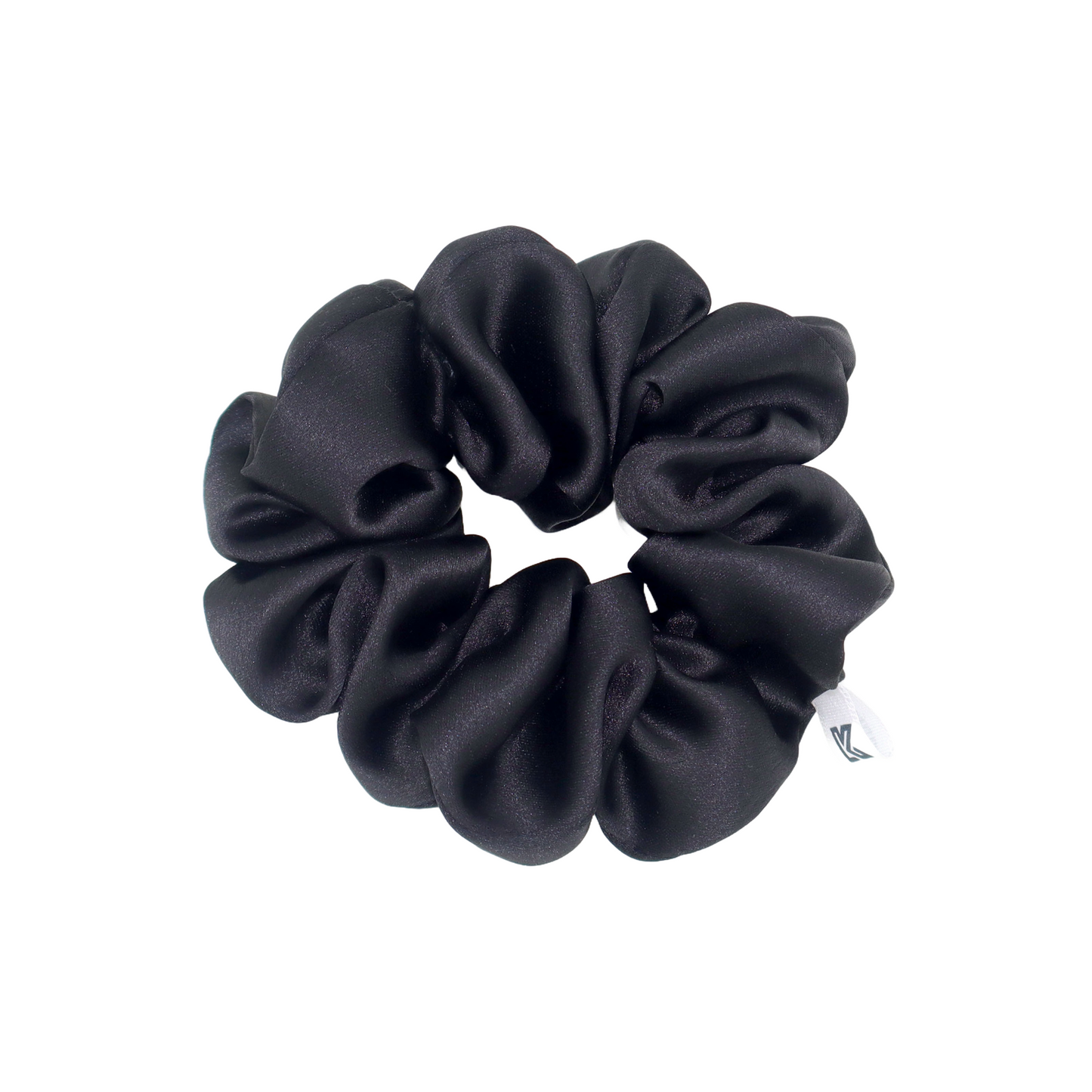 Luxury Satin Scrunchies- Black,Brown & Rose gold (Xl Size) - Set of 3