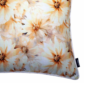 Woven Look Cushion Cover – Cotton Duck Backing, 16x16 Inch