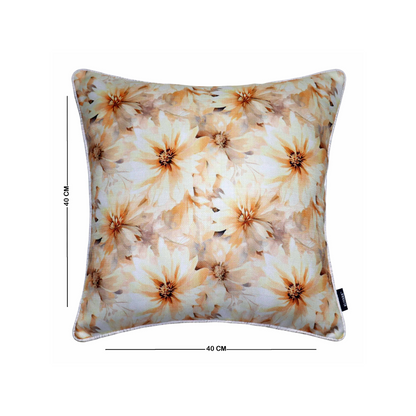 Woven Look Cushion Cover – Cotton Duck Backing, 16x16 Inch