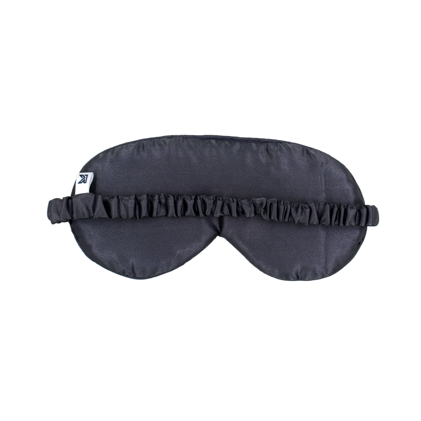 Printed Satin Silk Sleep Eye Mask Gray & off white