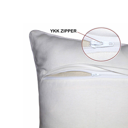 Woven Look Cushion Cover – Cotton Duck Backing, 16x16 Inch